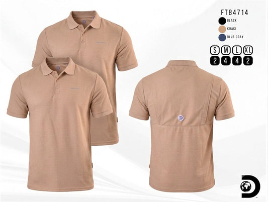 Camisa Tipo Polo Marca Discovery  Khaki NK07