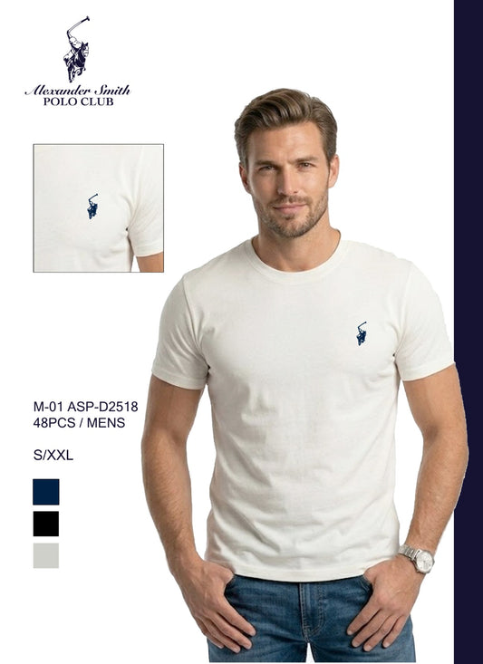 Camiseta Polo Club Alexader Smith - Blanca KCN06