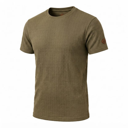 Camiseta Over Size con Alto relieve  Marca Interview -  Khaki NK20