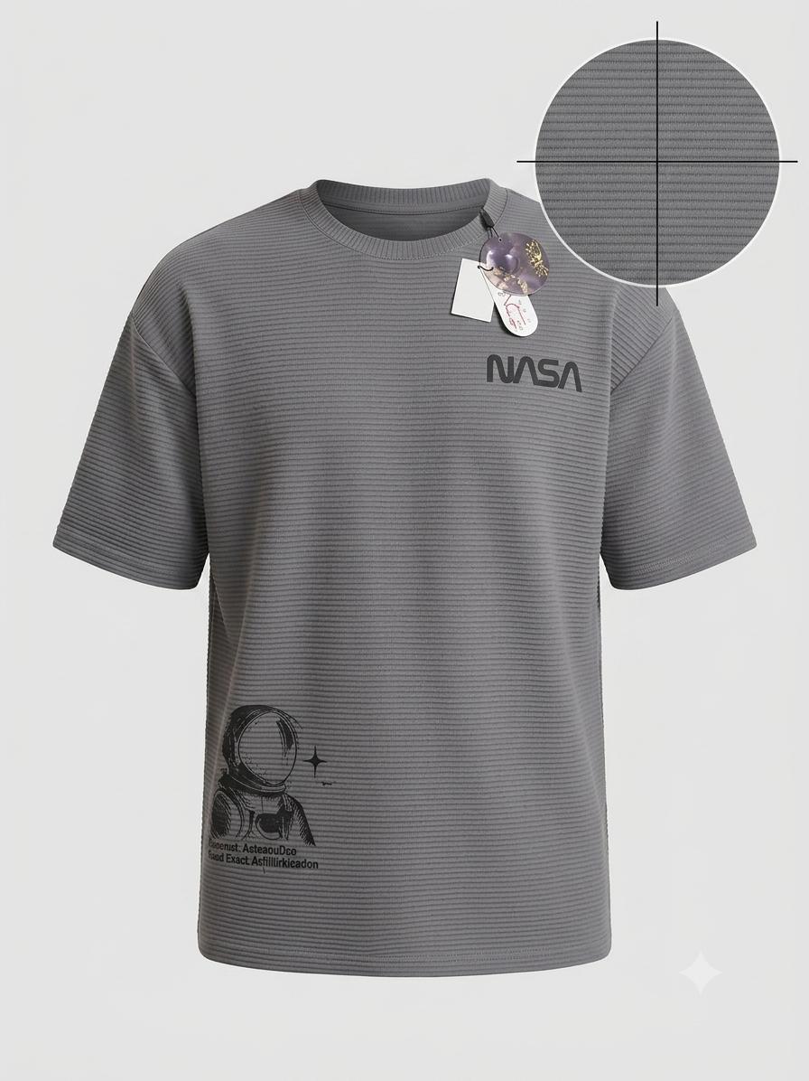 Camisa Oversize marca Mission Space/ Gris KCN38
