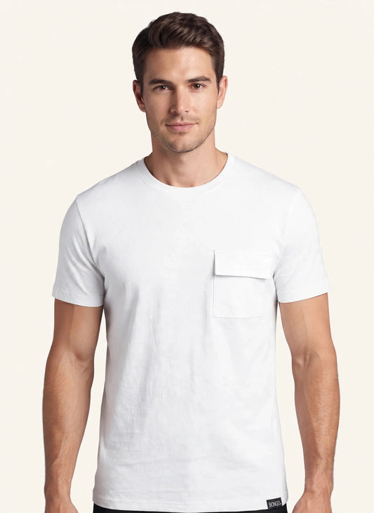 Camisa para Caballero Marca Bongo   - Blanco NK38