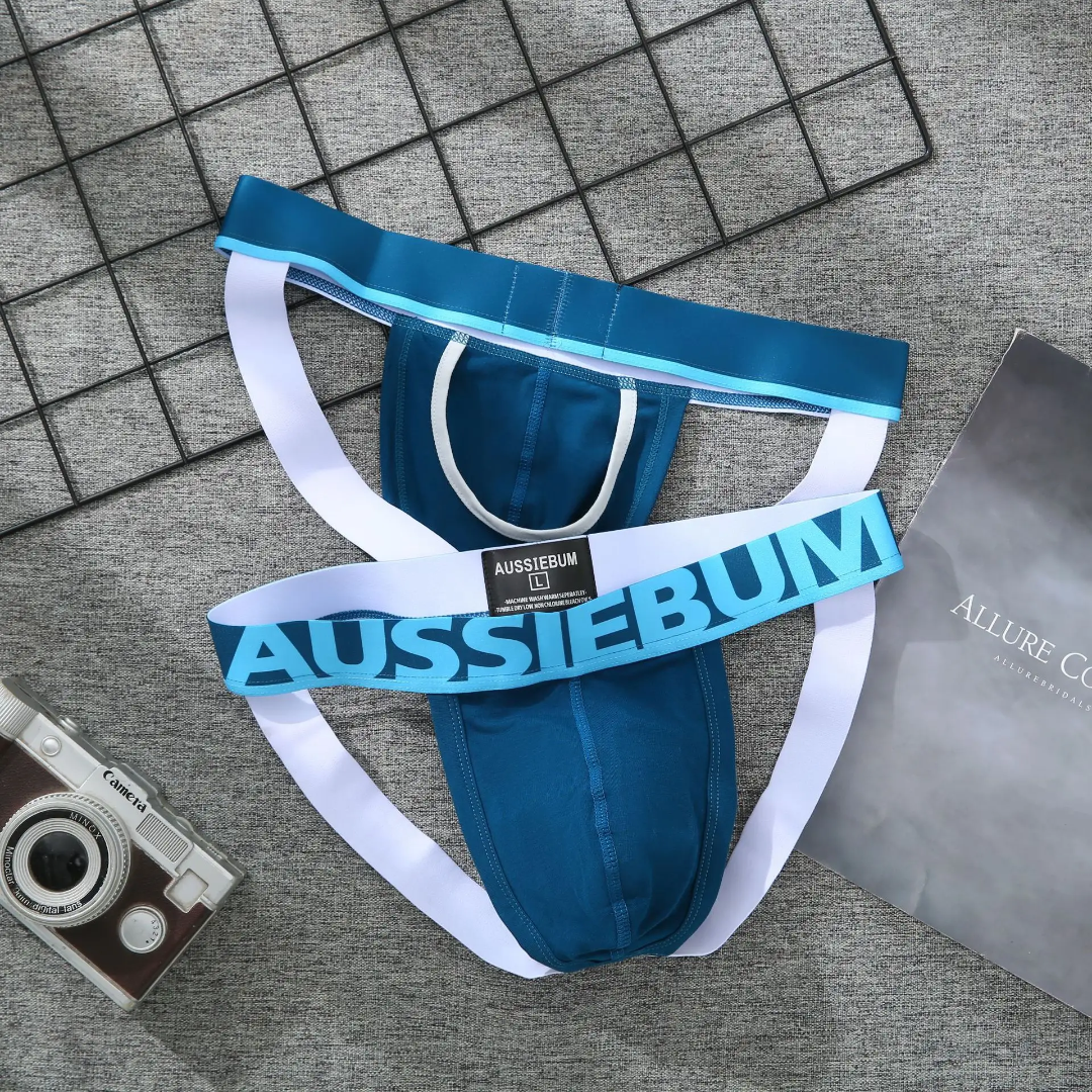 Jockstraps Aussiebum azul claro / K409