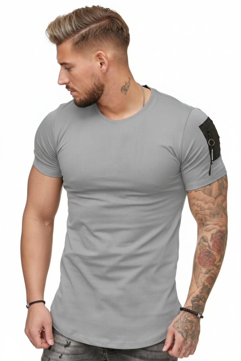 Camisa deportiva / KM13 gris