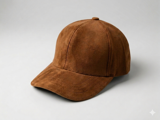 Gorra de cuero original / Cafe claro  K411