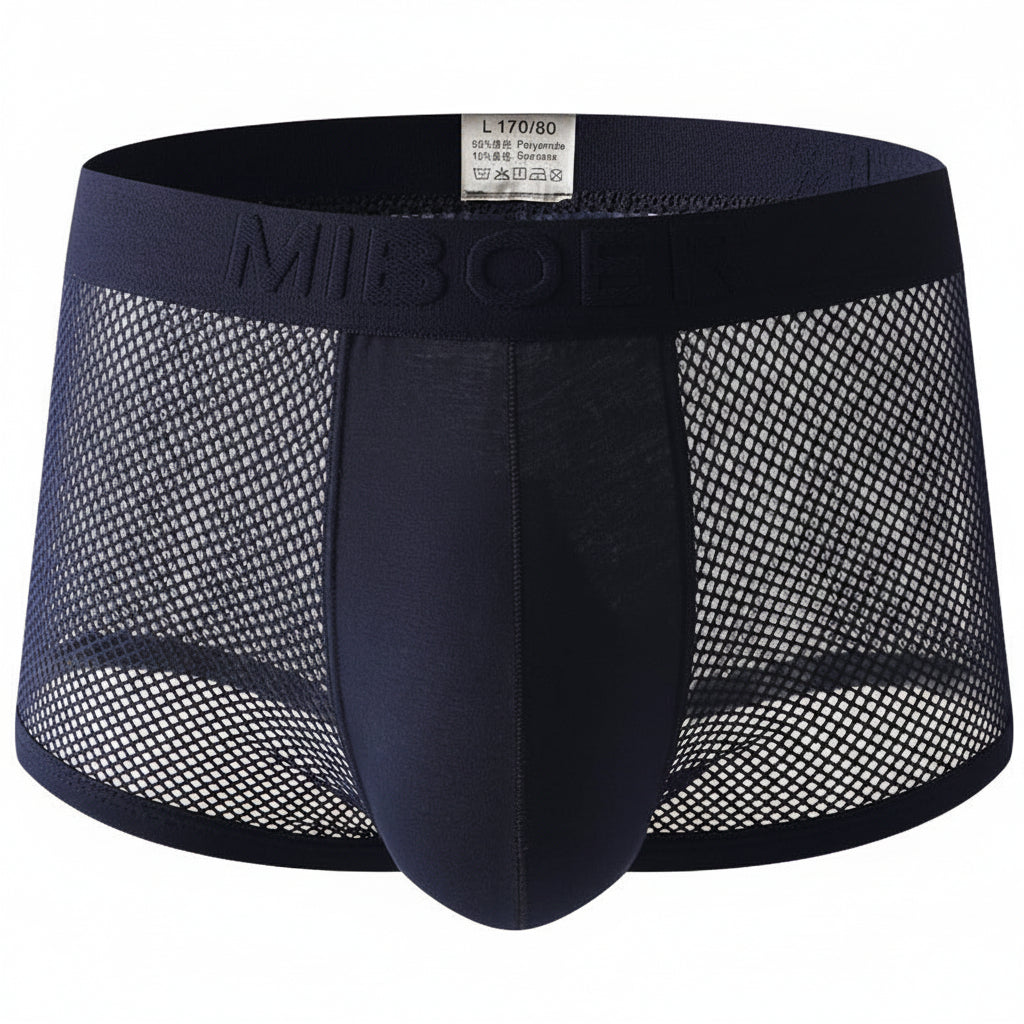 Boxer transparente / K405 azul oscuro