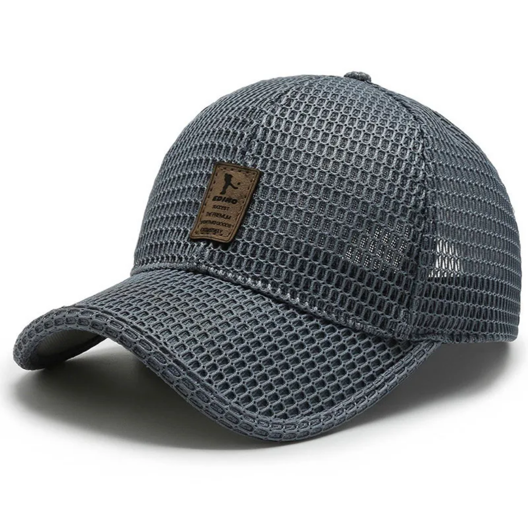 Gorra Transpirable Transparente Gris Oscuro K209