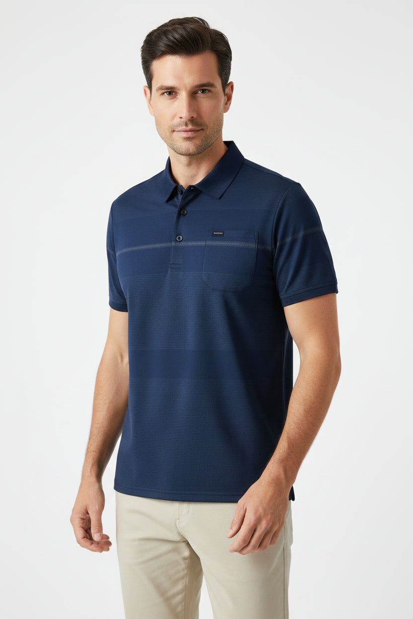 Camisa casual / KM12 azul oscuro