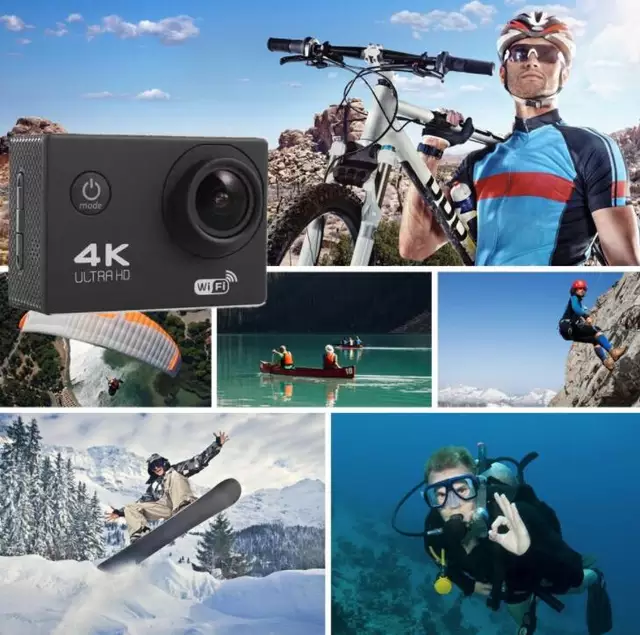 Cámara de Acción Deportivas 4K Wifi