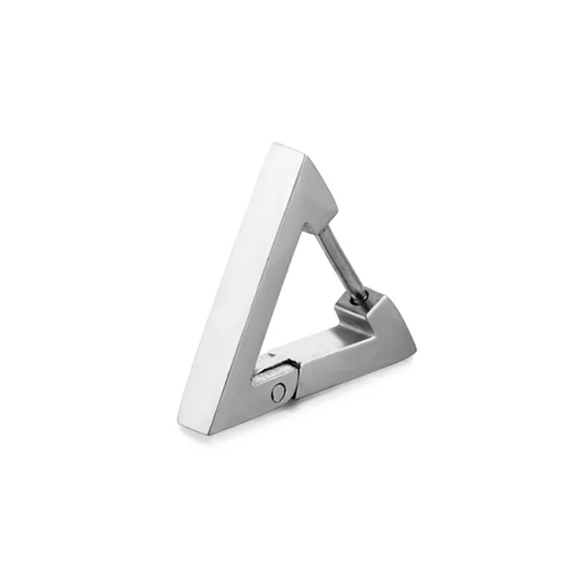 Arete - Perforación - Triangulares Plateados