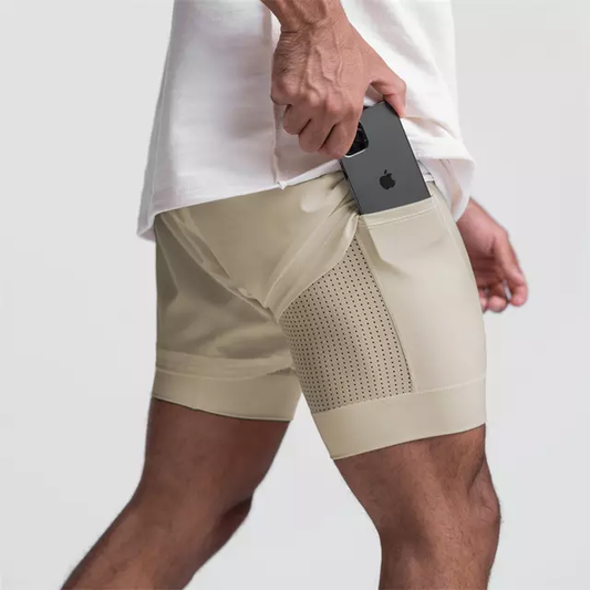 Short Deportivo con Beiker Beige K36