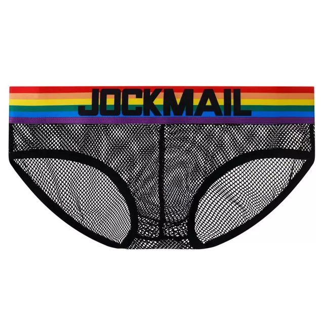 Calzoncillo Jockmail Pride Malla - Negro-K146