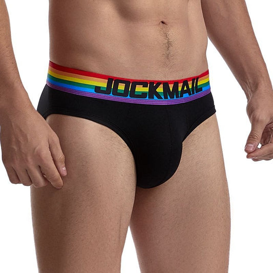 Calzoncillo Jockmail Pride Algodón - Negro-K154