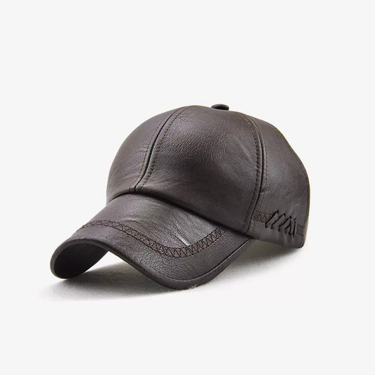Gorra de Cuero Jarmont X Cafe Oscuro K203