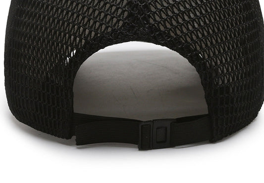 Gorra Transpirable Transparente Negra/ #1 K209