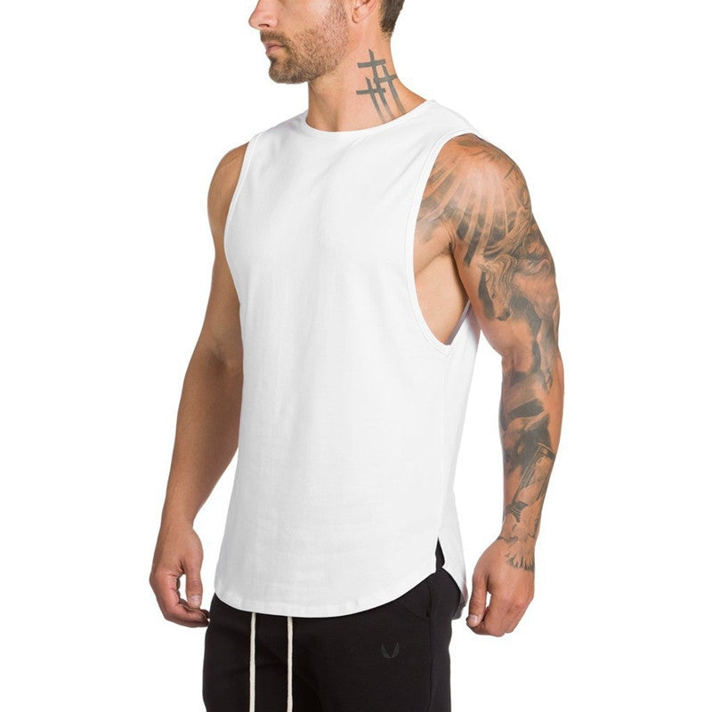 Camiseta Deportiva Desmangada Blanca K55