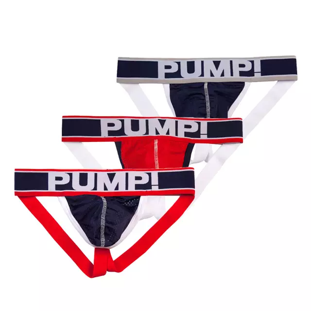 Jockstraps Pump K388-C Rojo-Azul
