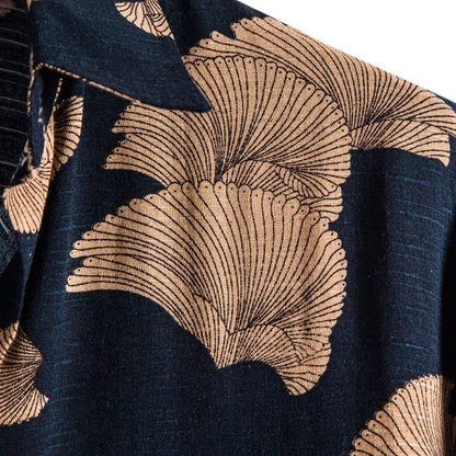 Camisa de verano Casual/ Negra C149