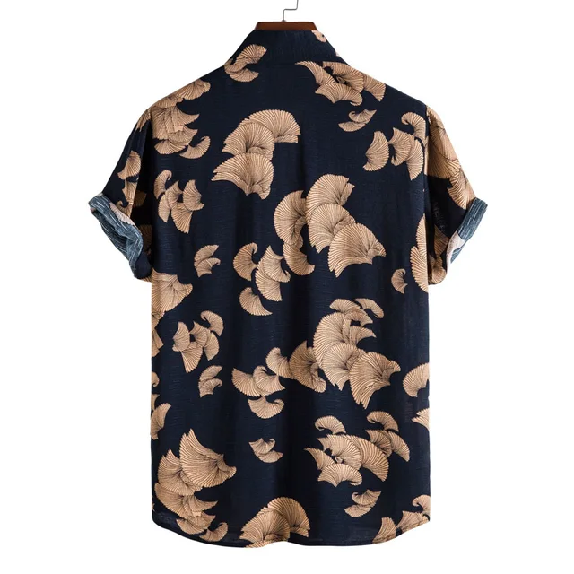 Camisa de verano Casual/ Negra C149