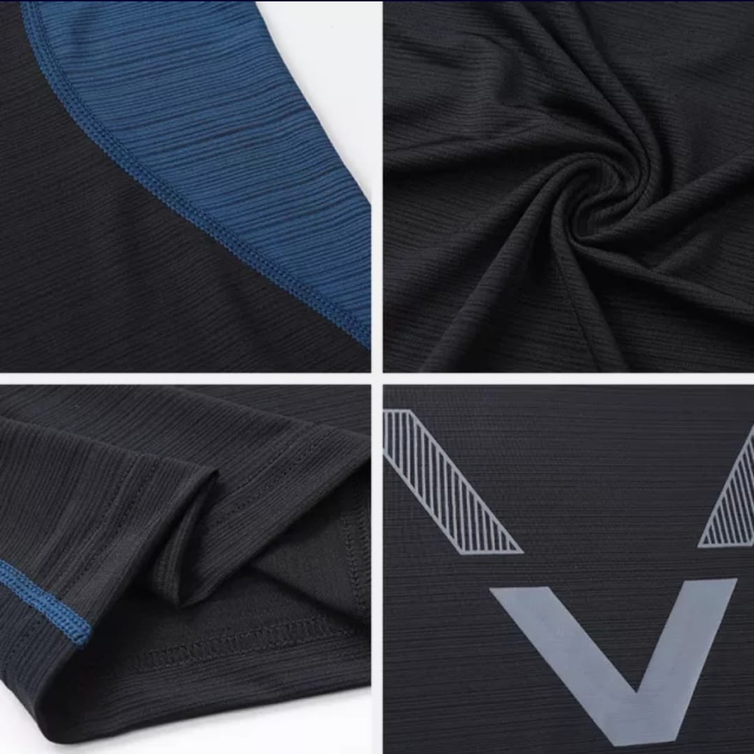 Camiseta Deportiva SPORTS Negra K46