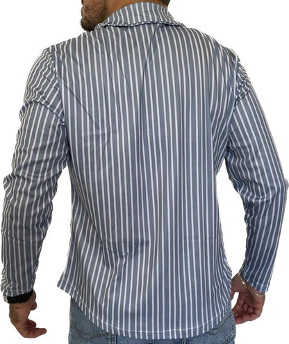 Pre-Sale Long Sleeve Casual Polo Shirt Beige