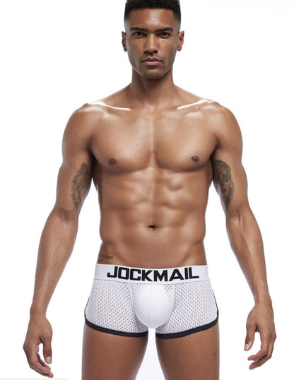 Boxer Jockmail con Aumento - Blanco K251