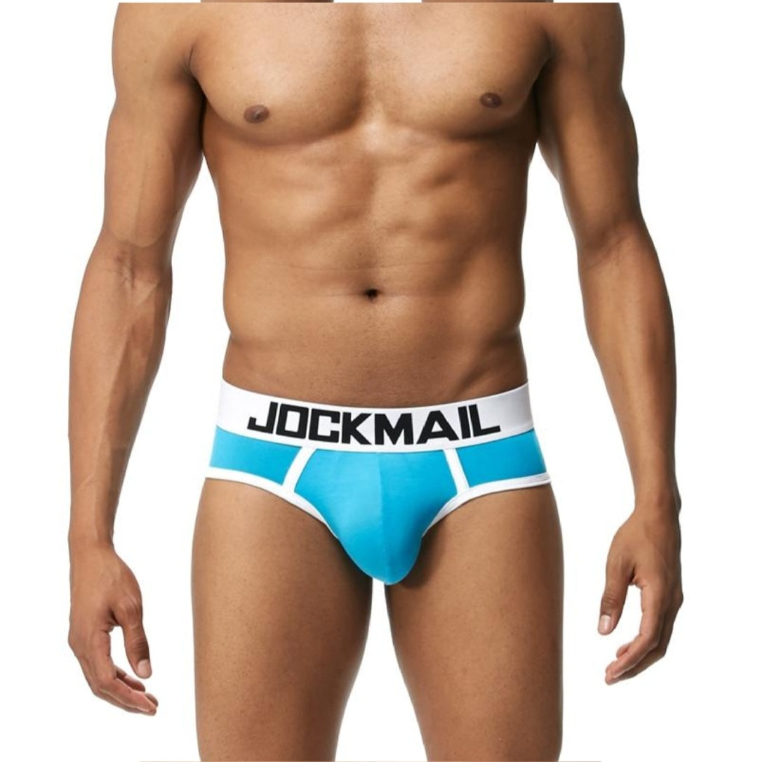 Calzoncillo Jockmail Algodón - Celeste- K145