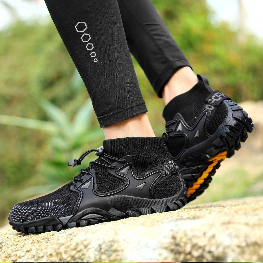 KF-Flexible White Sports Shoes