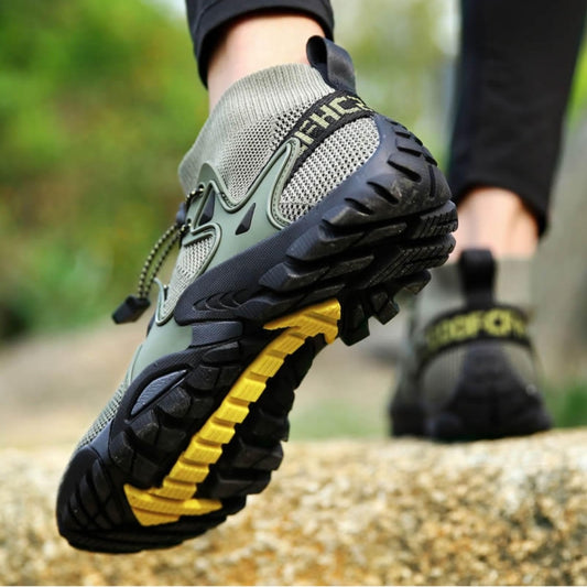 KF-Flexible White Sports Shoes