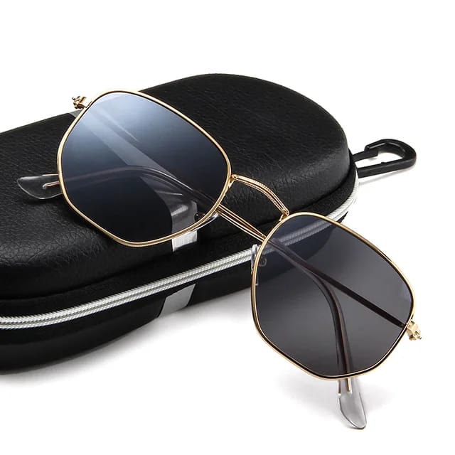 Lentes de Sol / Negro-Dorado C22