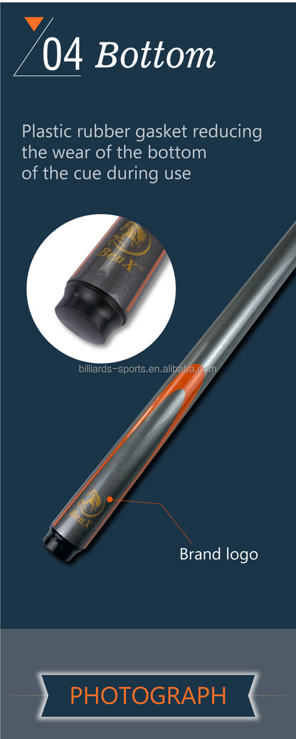 Tacos para Billar Fibra de Carbono 9.5mm-S056