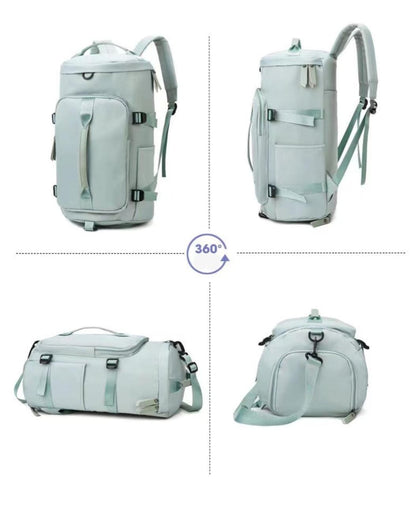 Mochila Impermeable-Multifuncional, Color celeste K143
