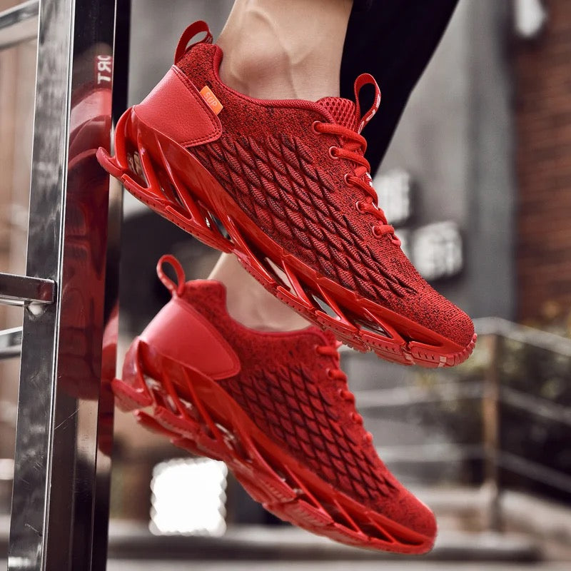 Tenis Deportivos Flexibles - Rojo K190