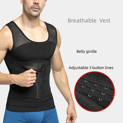 Camisa Moldeadora para Hombre - 001 - Negra