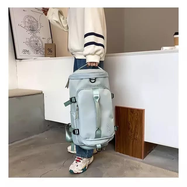 Mochila Impermeable-Multifuncional, Color celeste K143