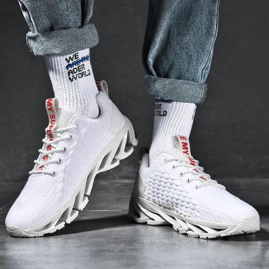 Tenis Deportivos Flexibles - Blanco K190