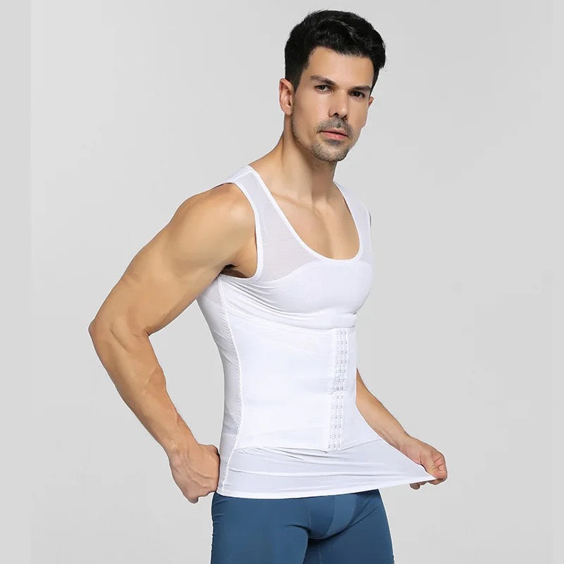 Camisa Moldeadora para Hombre - 001 - Blanca