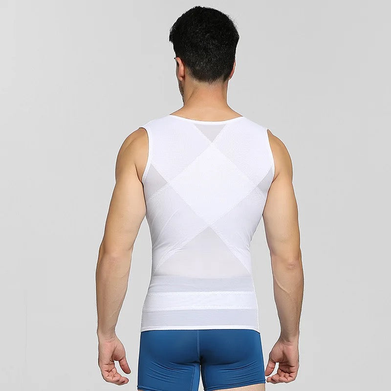 Camisa Moldeadora para Hombre - 001 - Blanca