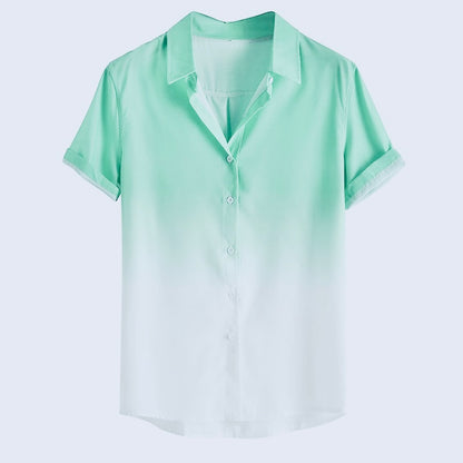 Yellow Faded Printed Casual Shirt