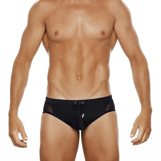 Bañador Transparente- Negro K239